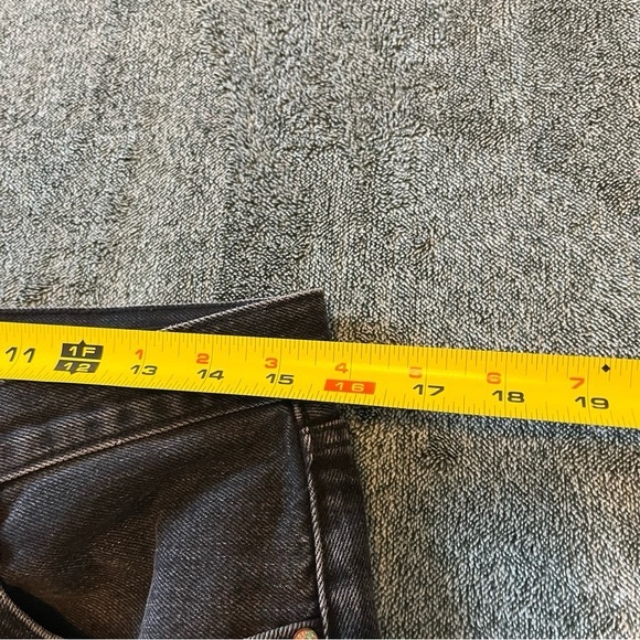 Denim Forum The Tippi High Rise Carrot 26L washed black size 30 - Picture 5 of 11